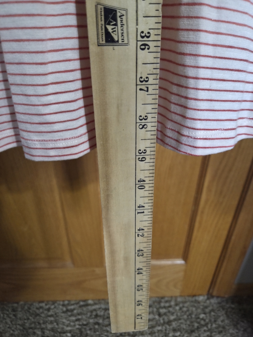 Toad & Co Dress Cue Wrap Organic Cotton Women XL Red Ivory Striped Coastal NWT - Picture 9 of 9